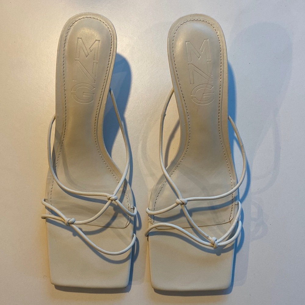 White Mango Kitten Heels SZ 41
